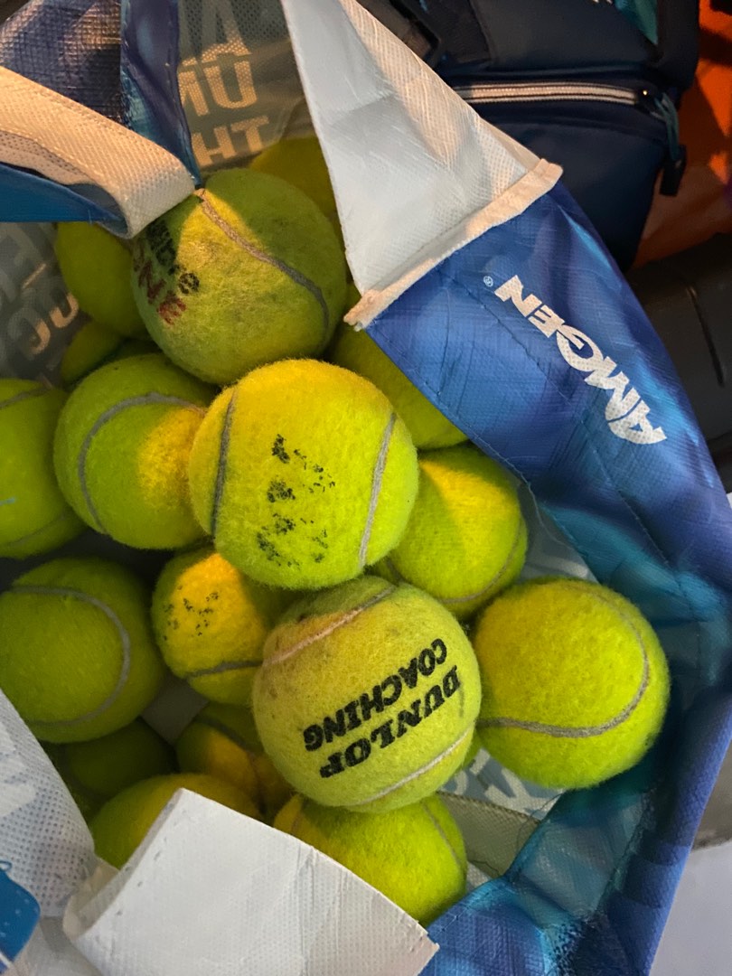 Used tennis balls, Sports Equipment, Sports & Games, Racket & Ball