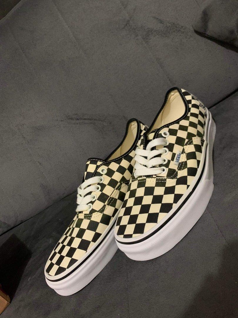 Vans authentic golden coast new arrivals checkerboard
