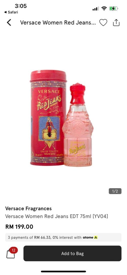 Aggregate more than 229 versace red jeans perfume super hot