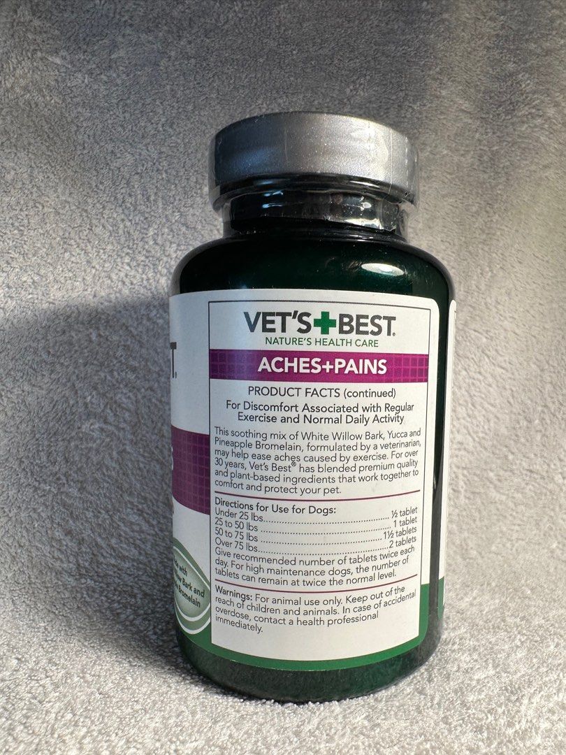 Aches and pains dog cheap supplement