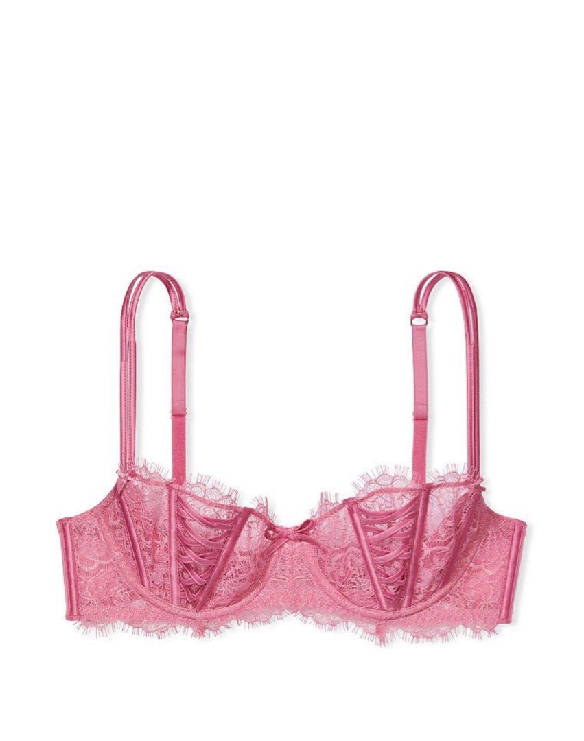 Victoria's Secret Wicked Unlined Lace Balconette Bra 38C, Women's Fashion,  New Undergarments & Loungewear on Carousell