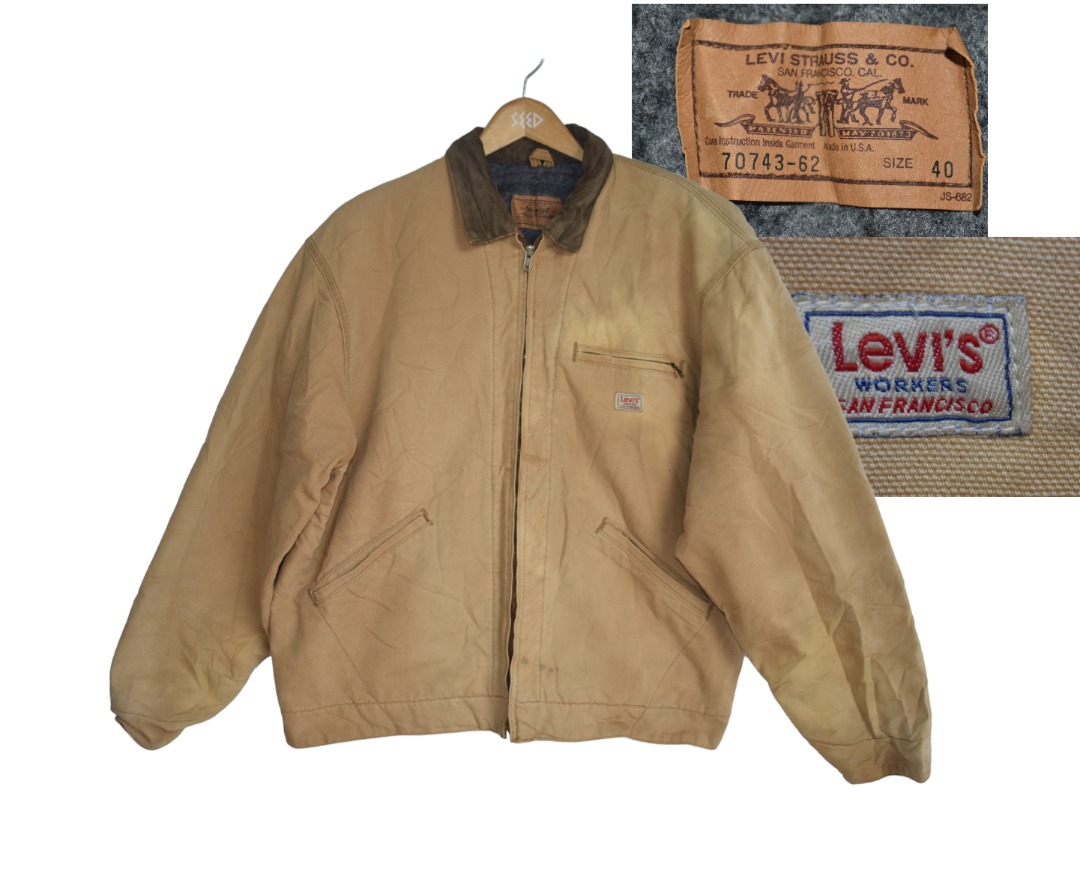 Vintage 70's Levi's Heavy Workers Jacket with Blanked Lining, Men's  Fashion, Coats, Jackets and Outerwear on Carousell