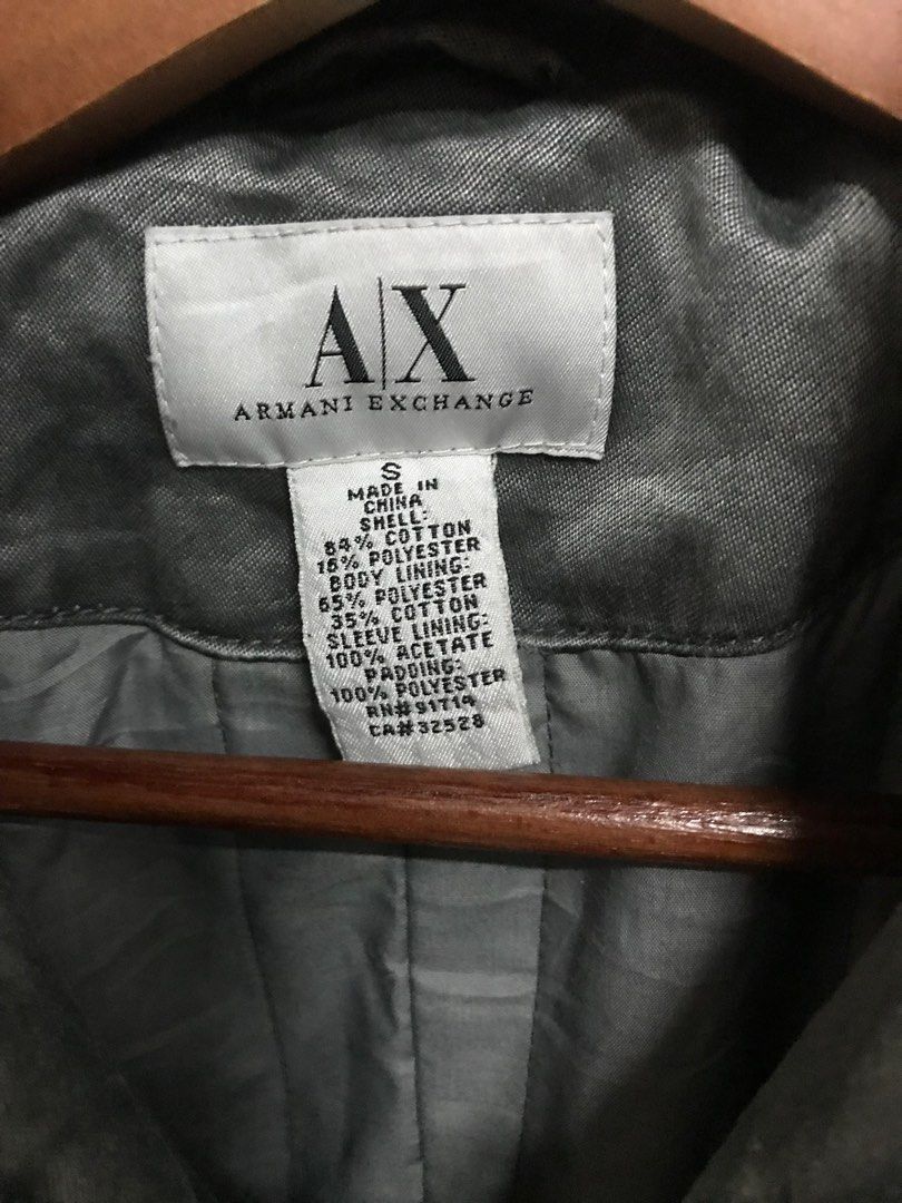 Armani exchange 2025 made in china