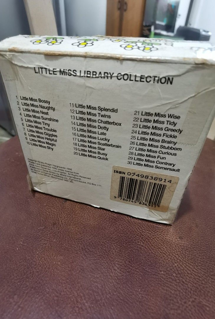 Vintage Little Miss Library (Category: Children's Books) located in Quezon City. Submitted by vintagespektroom (Listing ID 1207604077, Image 3). Description: For sale a collection of 30 of the original Little Miss tales by Roger Hargreaves. In good condition If interested just text or call me 09171548596 Quezon city area Can ship at buyer's expense MOP: Lalamove COD/ Bank Transfer/ Gcash.