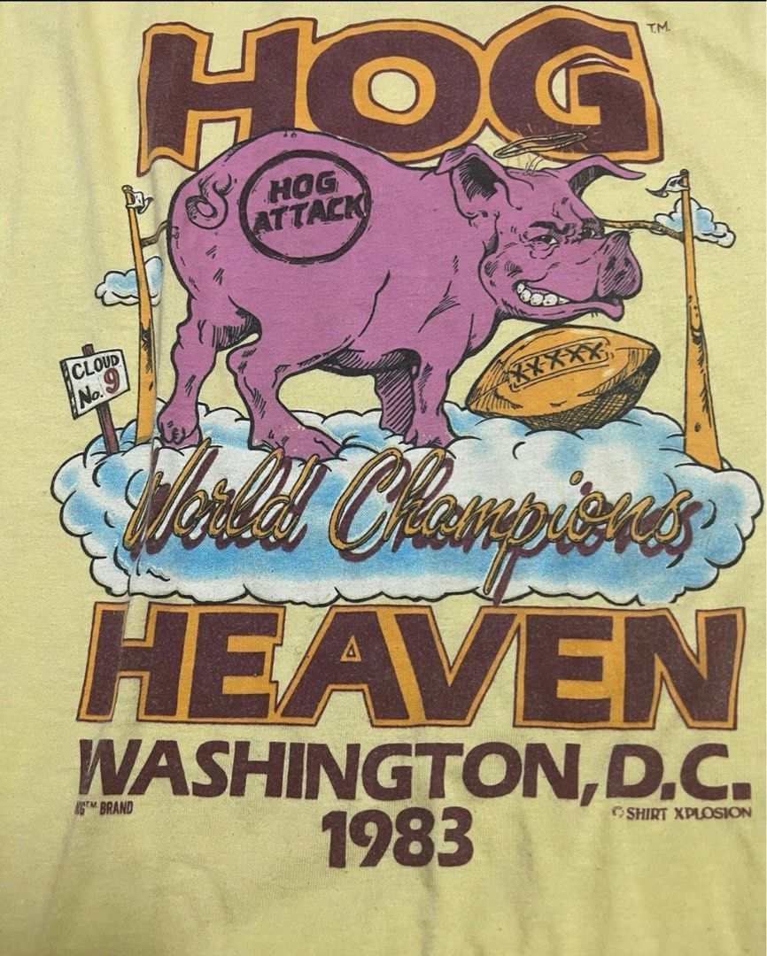 Vtg Hog Heaven World Champion, Men's Fashion, Tops & Sets, Tshirts