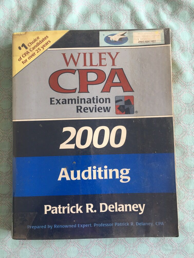 Wiley CPA Reviewer Auditing by Patrick R. Delaney 2000, Hobbies & Toys