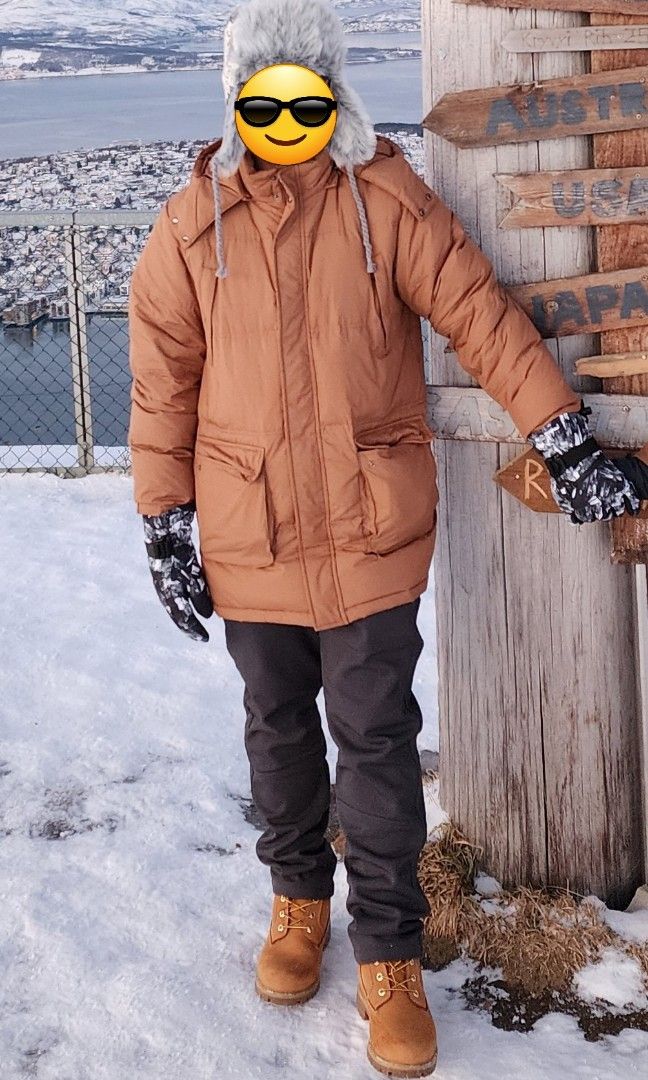Feather winter jacket clearance