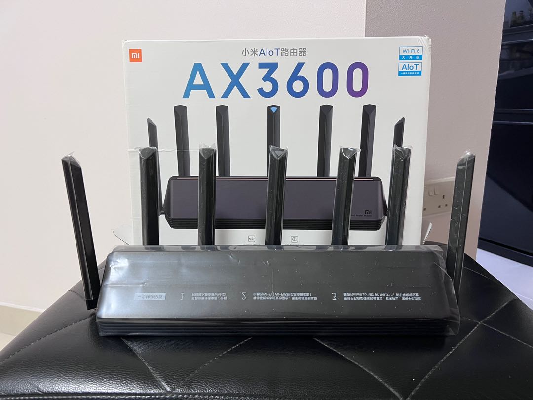 Xiaomi AX3600 WiFi 6 Router (China version), Computers & Tech, Parts ...