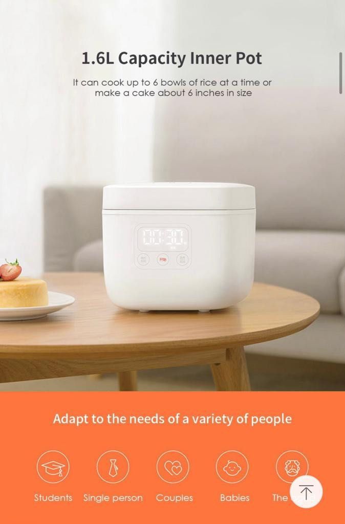Xiaomi electric rice cooker, TV & Home Appliances, Kitchen Appliances