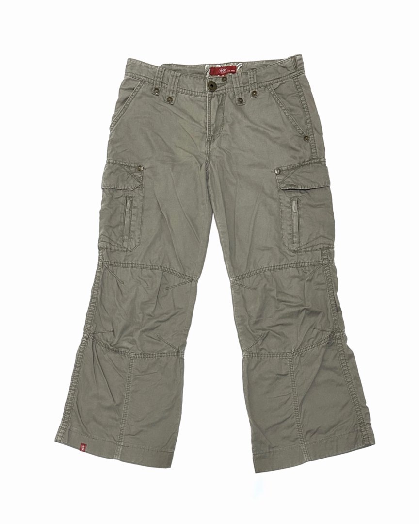 Y2k Low waist cargo pants (thrift), Women's Fashion, Bottoms, Jeans on