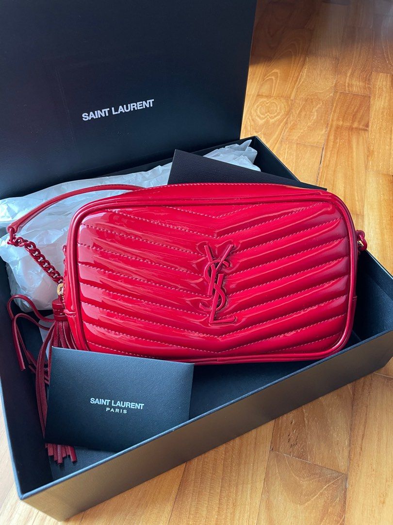 Ysl mini lou red deals