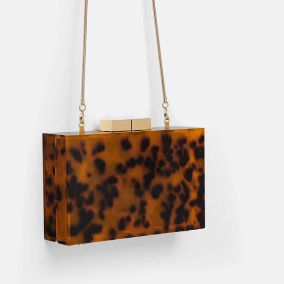 Zara Tortoise box bag