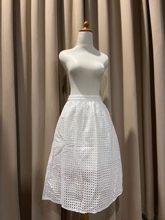 Zara White Skirt