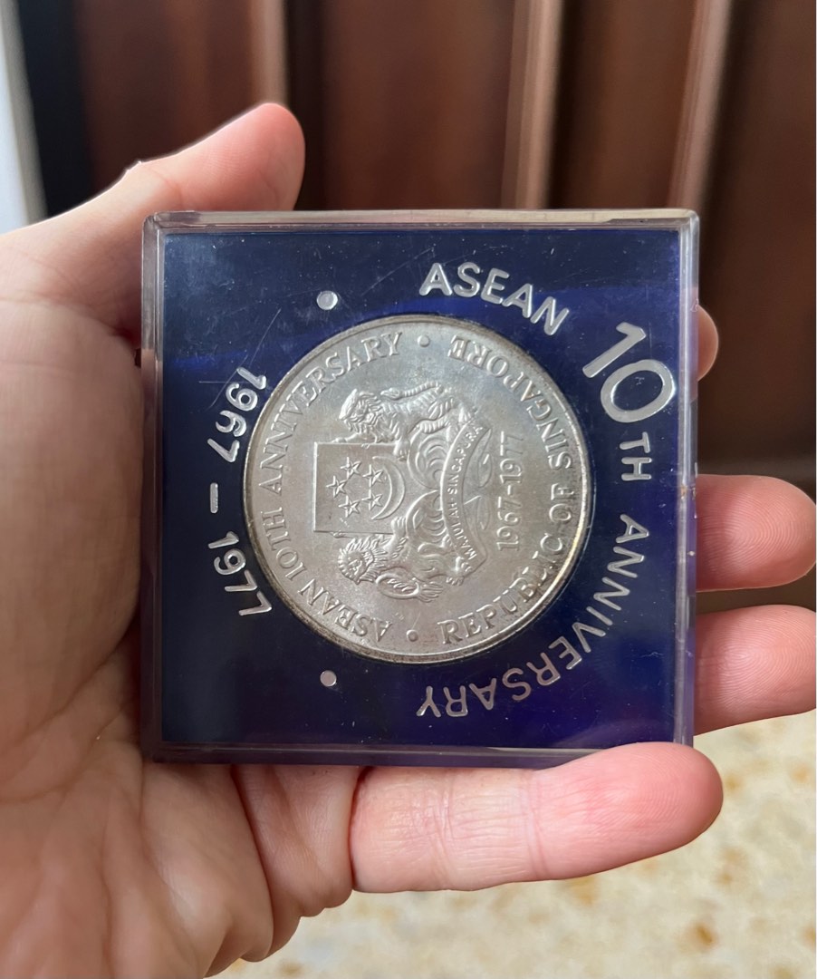 $10 silver coin / 1967-1977 Asean 10th Anniversary