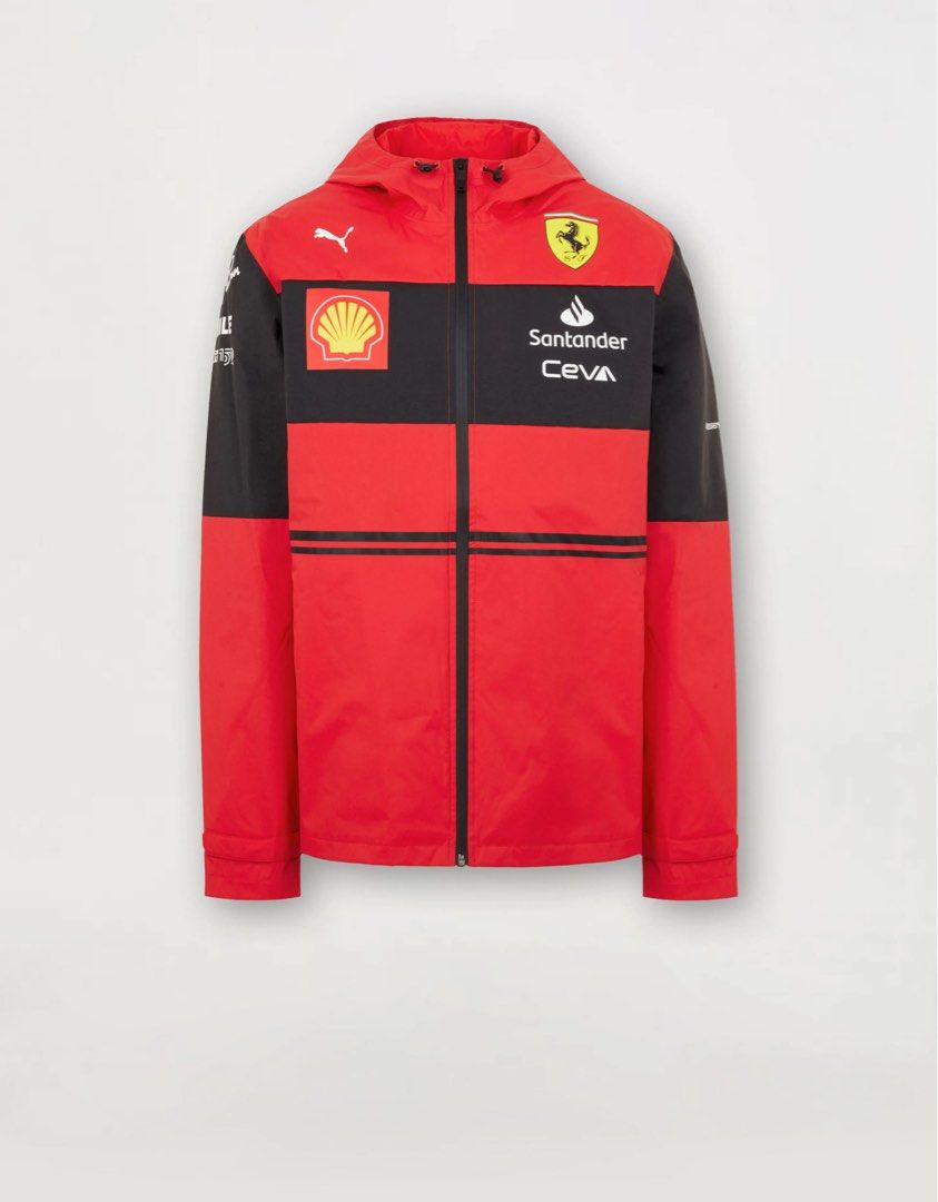 2022 Scuderia Ferrari F1 rain jacket/windbreaker, Men's Fashion