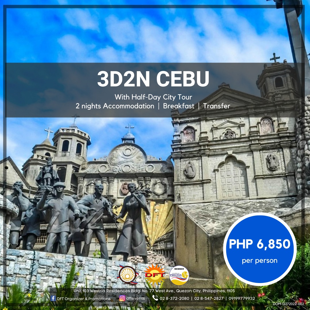 3D2N Cebu Tour Package with City Tour on Carousell