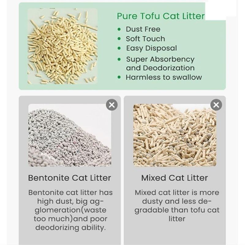 6L Cat Litter Tofu Biodegradable Flushable Toilet Quick Dissolve Plant