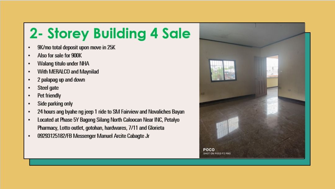 900k Only Up and Down H/L 65sqm lot 130sqm floor area in PH5 Bagong