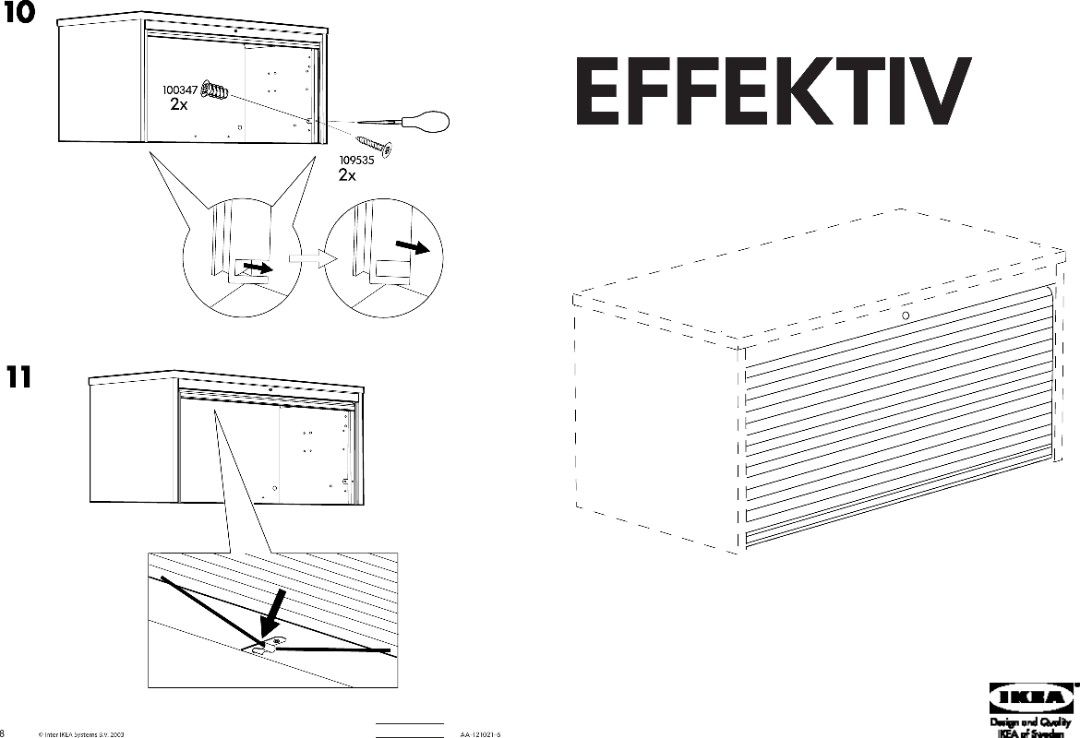 ️ free delivery ️ ikea effektiv drawers and storage with