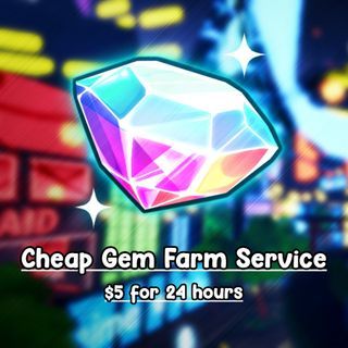 💎 Cheap Gems Farming Service | Roblox Anime Adventures