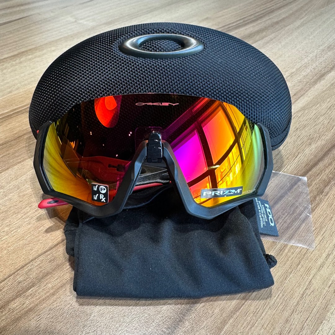 Oakley flight jacket ruby cheap