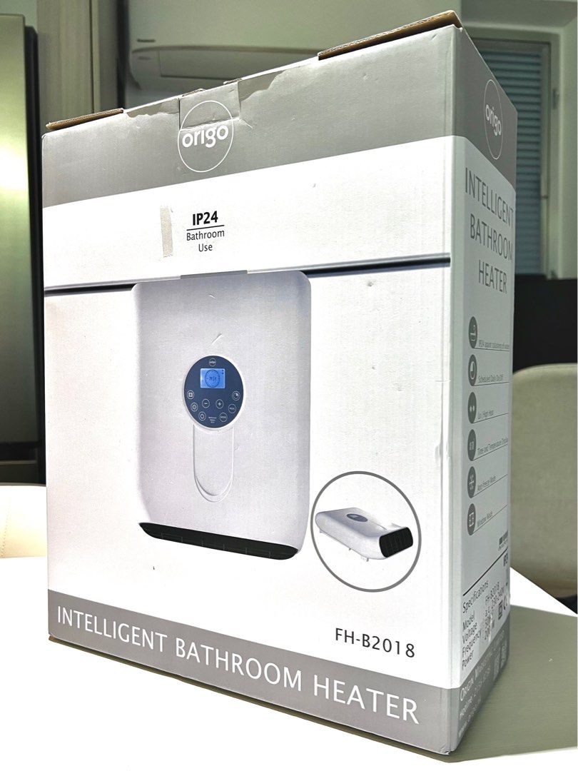 (全新) Origo Bathroom Heater FH-B2018 IP24 智能浴室暖風機, 家庭電器, 冷氣機及暖風機 - Carousell