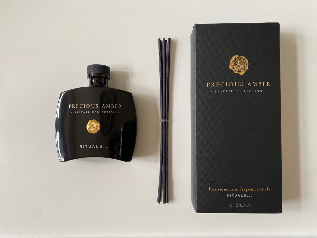 (全新連盒) Rituals Private Collection 奢華迷你香薰條Luxurious Mini Fragrance Sticks  (Scent: Precious Amber) 100ml, 傢俬＆家居, 家居香薰- Carousell