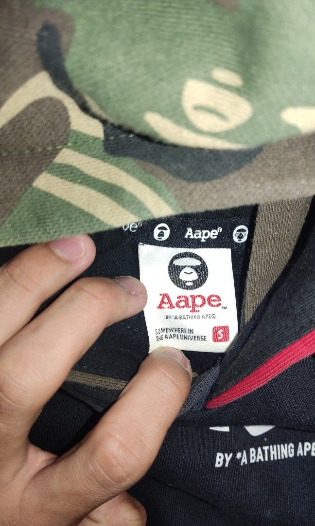 Bathing ape hoodie tag hot sale