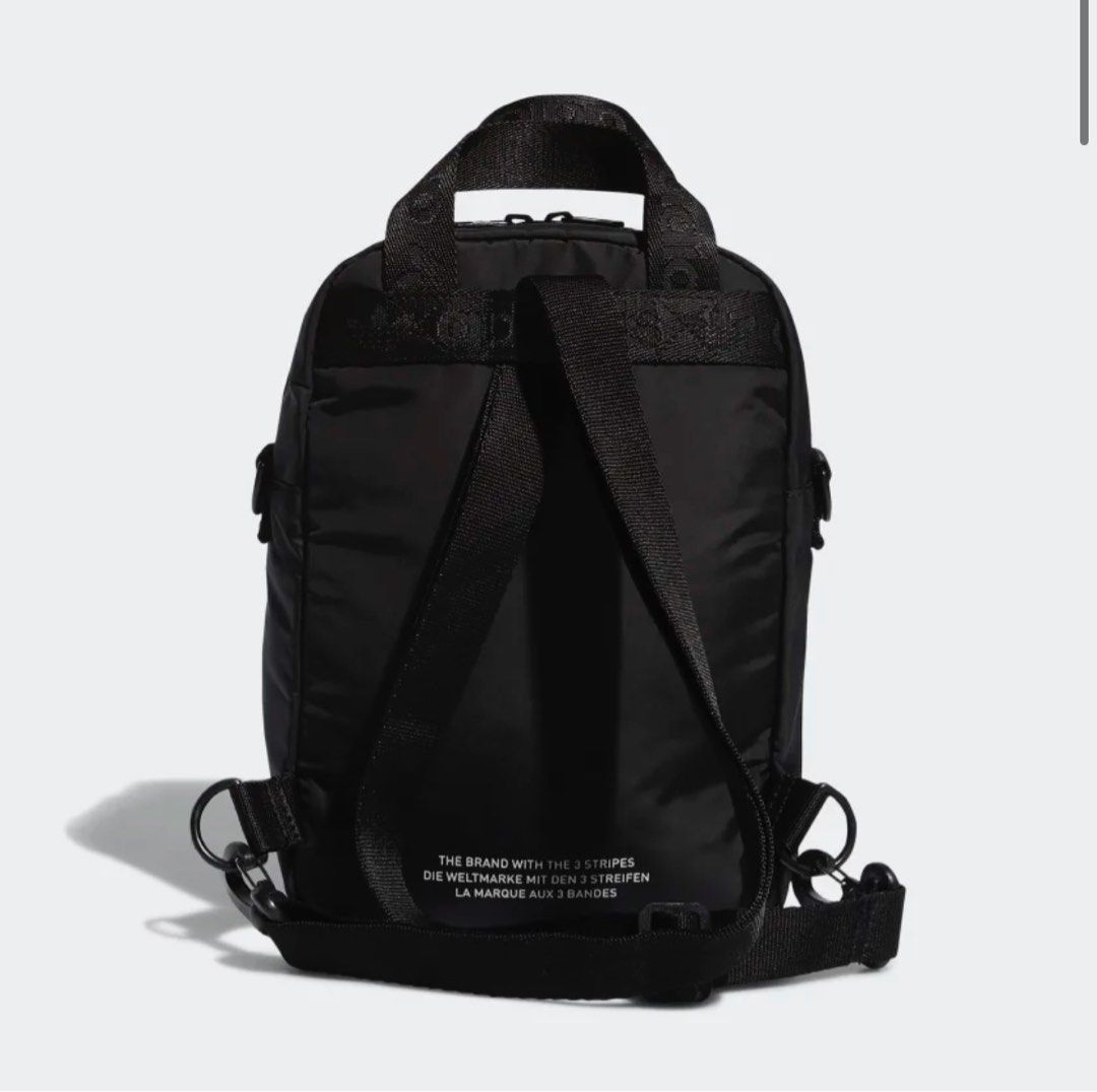 Adidas mini backpack on sale black