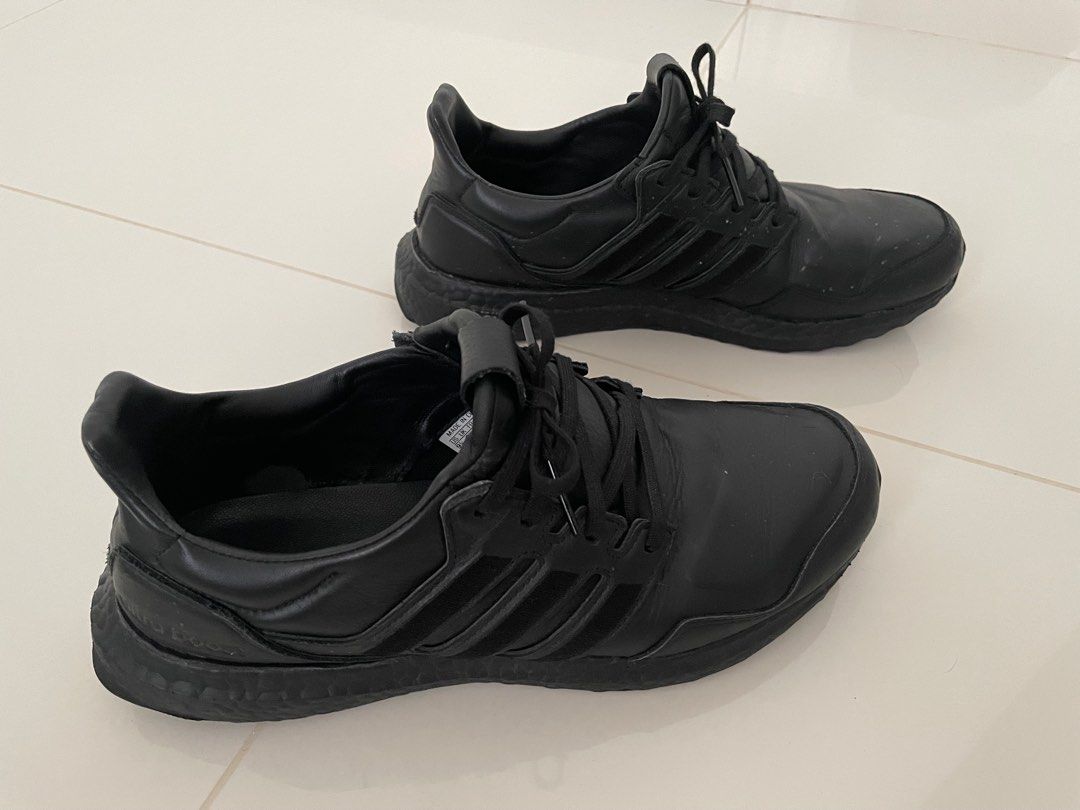 Adidas Ultraboost Leather Black Men s Fashion Footwear