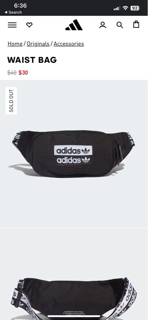 Adidas originals clearance vocal waist bag