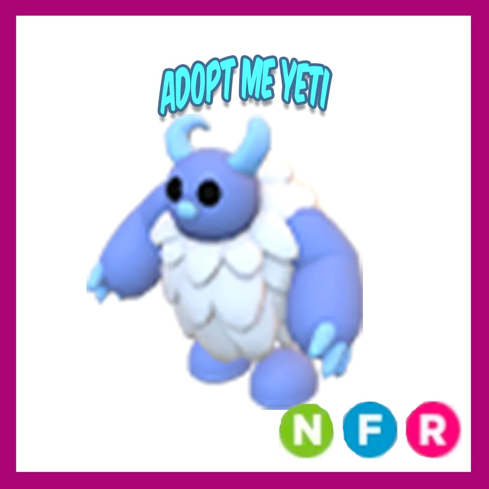Adopt Me Neon Fly Ride Yeti, Video Gaming, Video Games, Others on Carousell