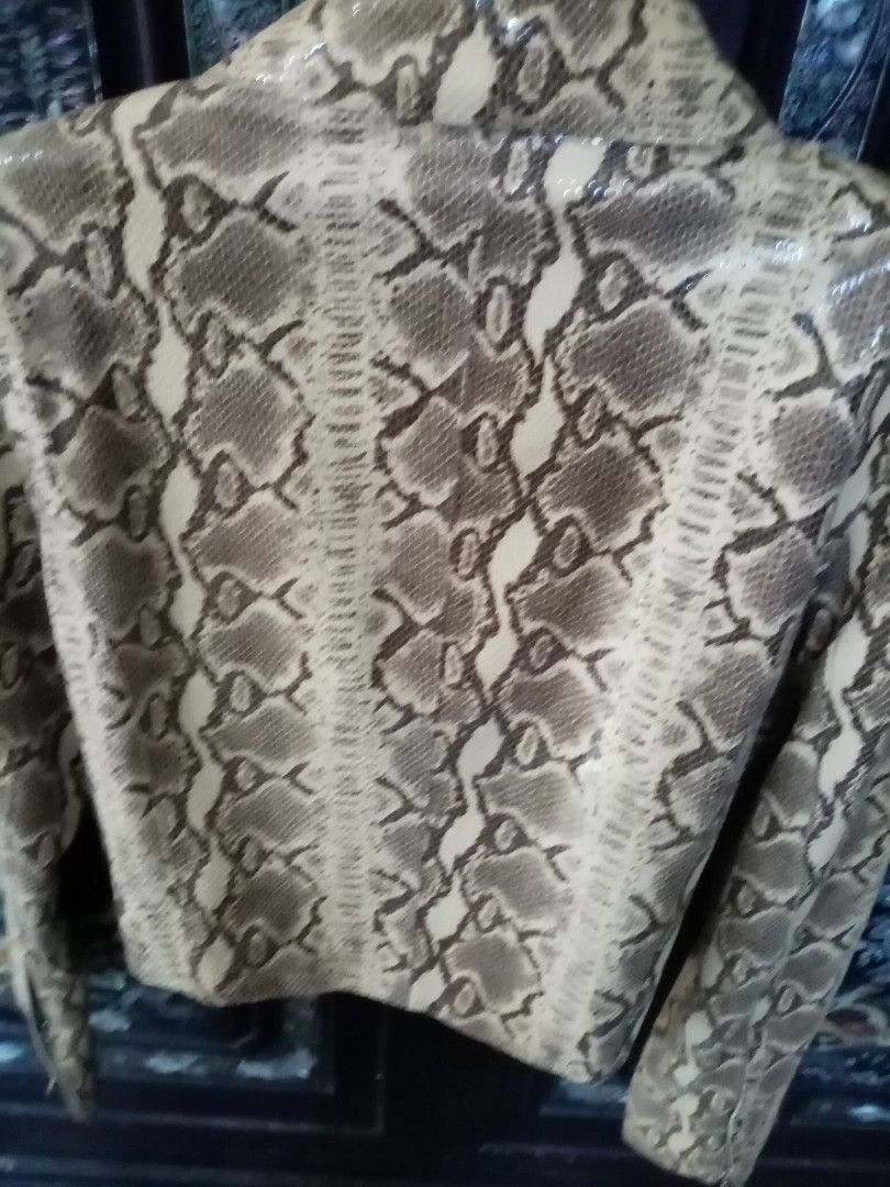 Animal skin jacket, Luxury, Apparel on Carousell