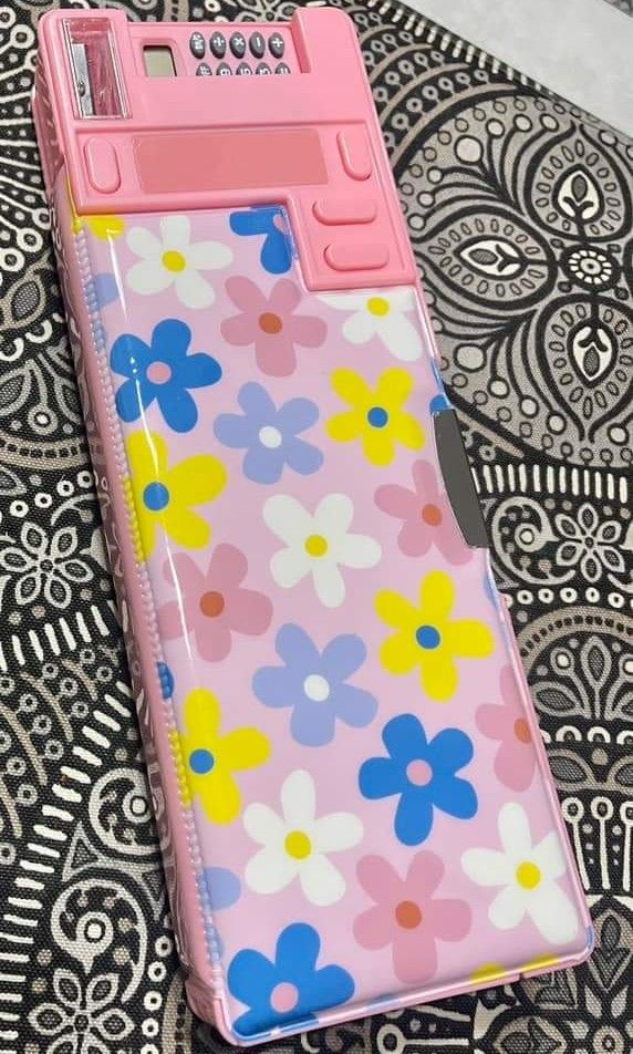 Anko Pop Out Pencil Case Includes Sharpener Mini calculator Mini