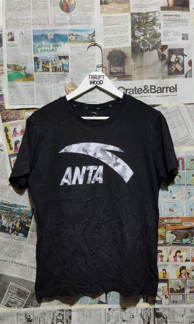 ANTA SHIRT, Men's Fashion, Tops & Sets, Tshirts & Polo Shirts on Carousell
