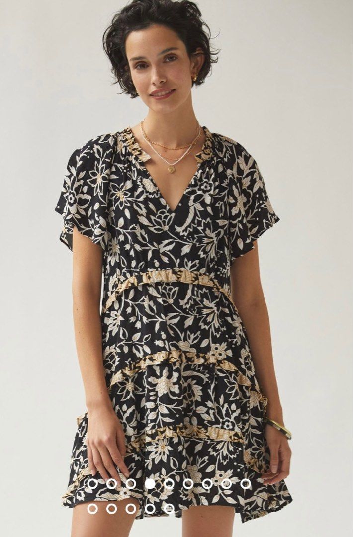 Anthropologie Robin Tiered Mini Dress Women s Fashion Dresses