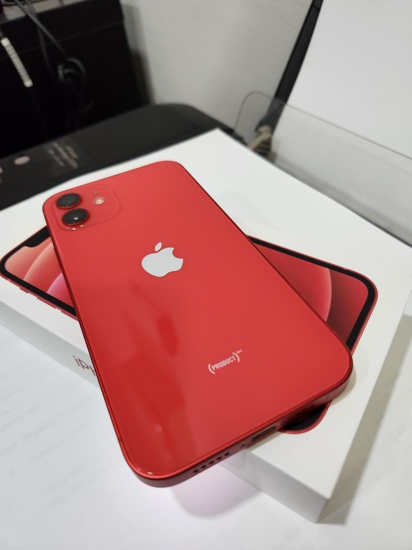 Apple iPhone 12 256GB Product Red Official MY Set, Mobile Phones  Gadgets,  Mobile Phones, iPhone, iPhone 12 Series on Carousell