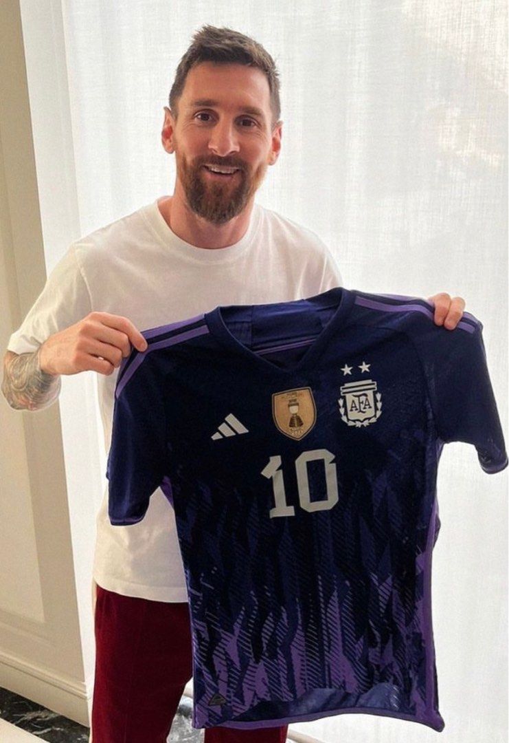 [OFFICIAL] ARGENTINA 2022 World Cup HEAT.RDY AWAY Jersey MESSI, Men's