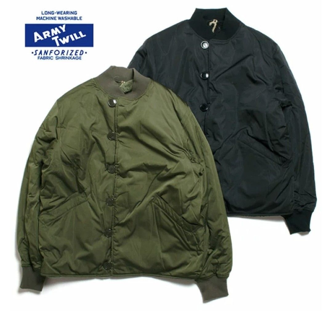 Army Twill Polyester Weather Reversible Blouson, 男裝, 外套及戶外