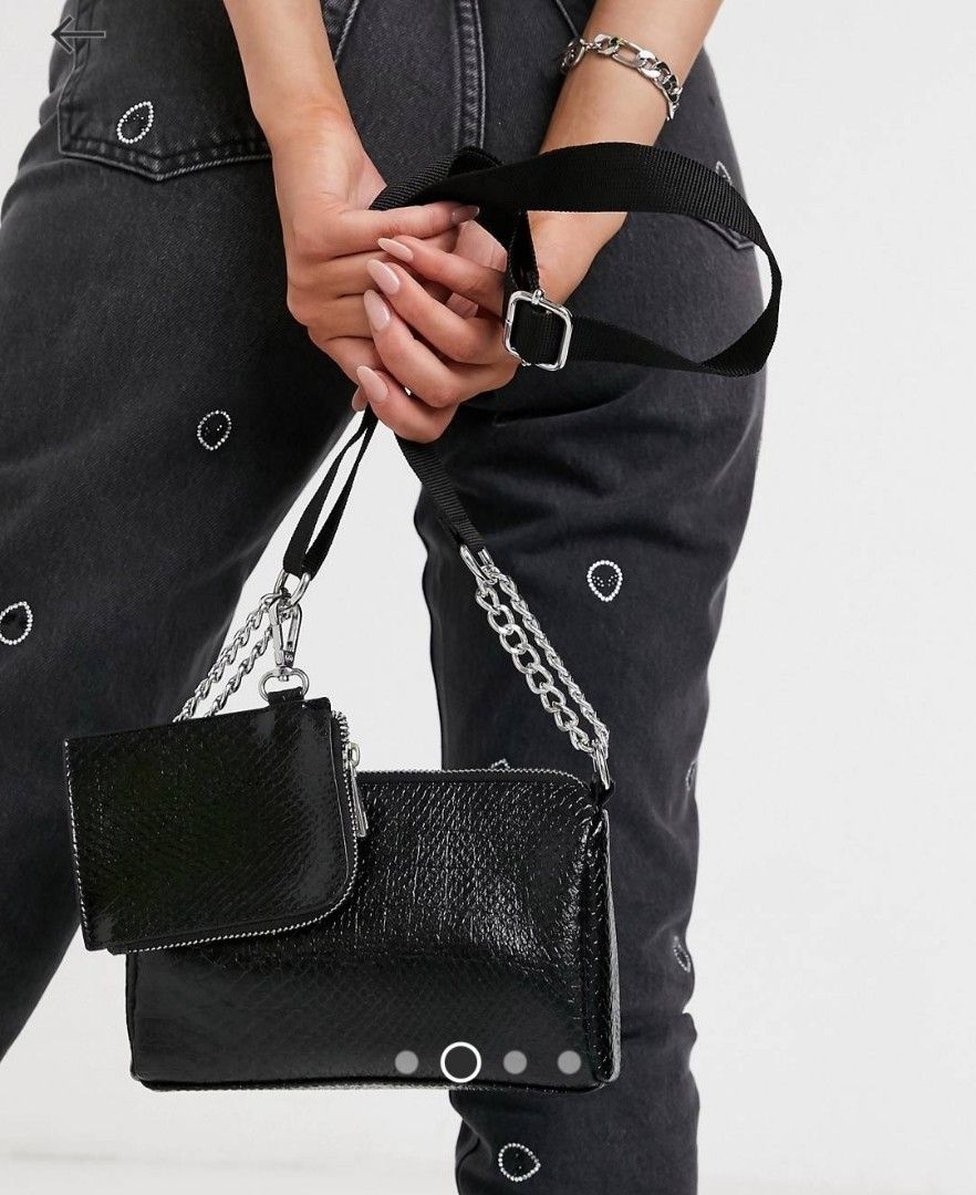 Black cross body bag asos Clearance