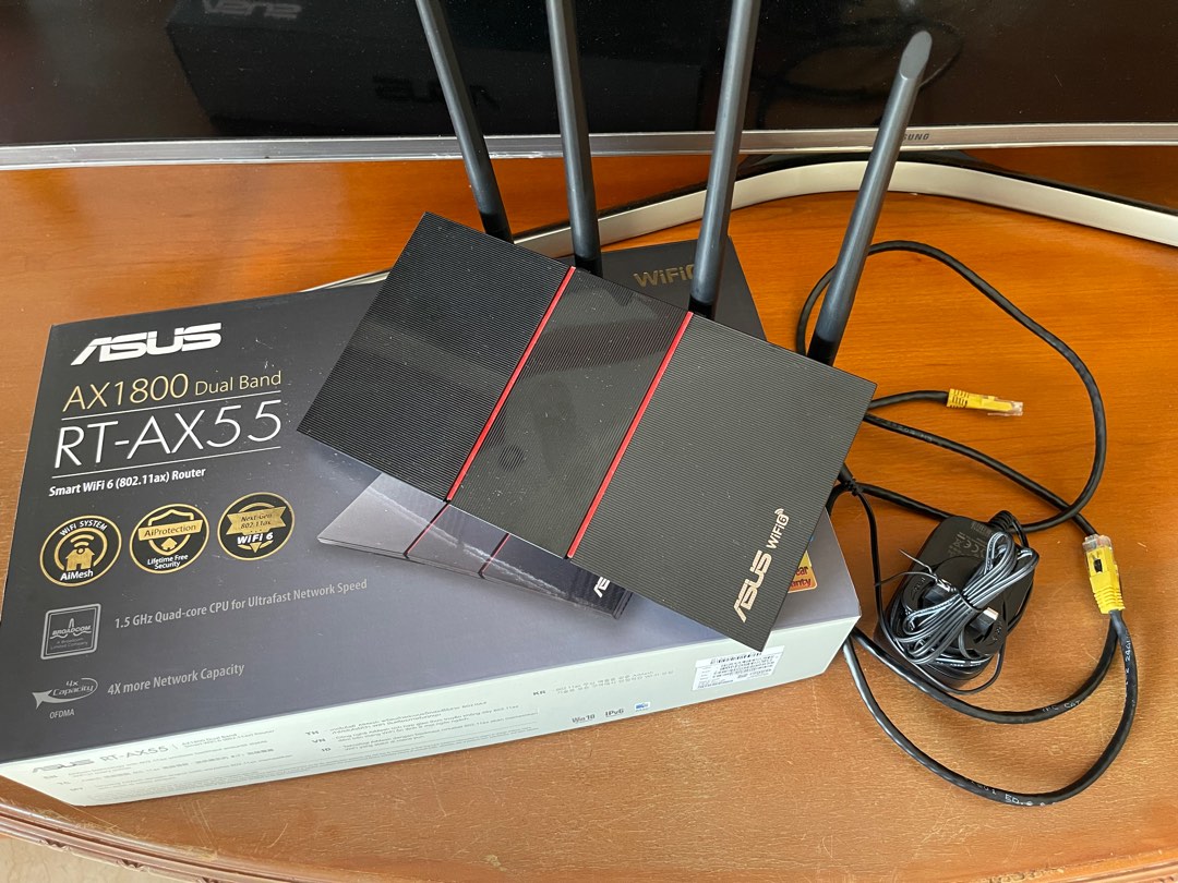 Asus Router RT-AX55, Computers & Tech, Parts & Accessories, Networking ...