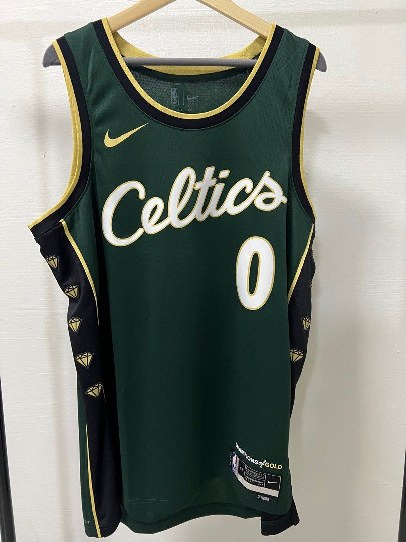 Nike Jayson Tatum Boston Celtics #0 Statement Edition Jordan Dri-FIT NBA  Swingman Jersey Black