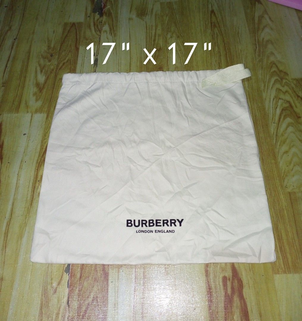 Authentic BURBERRY dustbag dust bag, Luxury, Bags & Wallets on Carousell