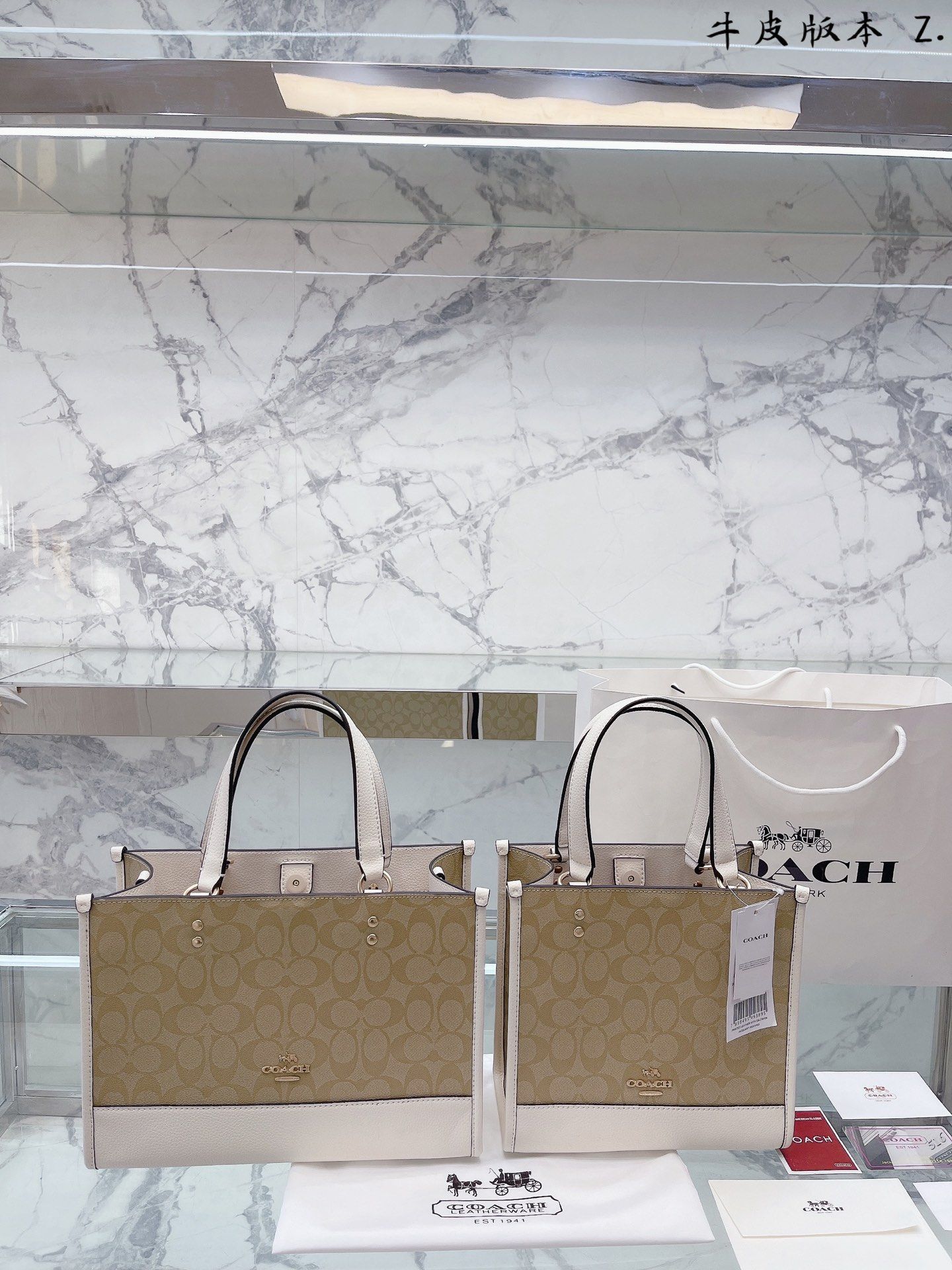 Authentic Coach Ss Field tote shopping bag