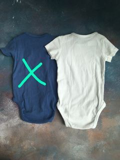 BABY BODYSUIT 2pcs H&M SUPET NYAMAN KATIN ORGANIK