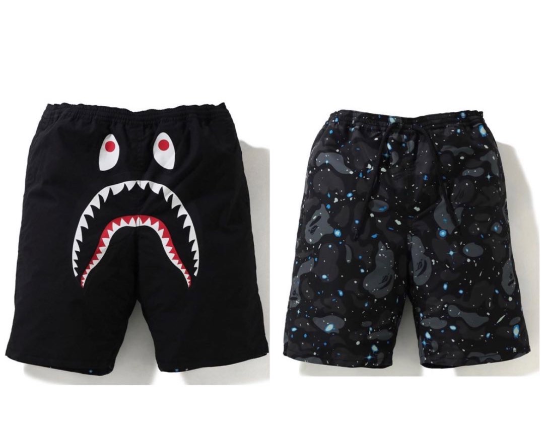Bape space camo reversible shorts, Men's Fashion, Bottoms, Shorts on  Carousell