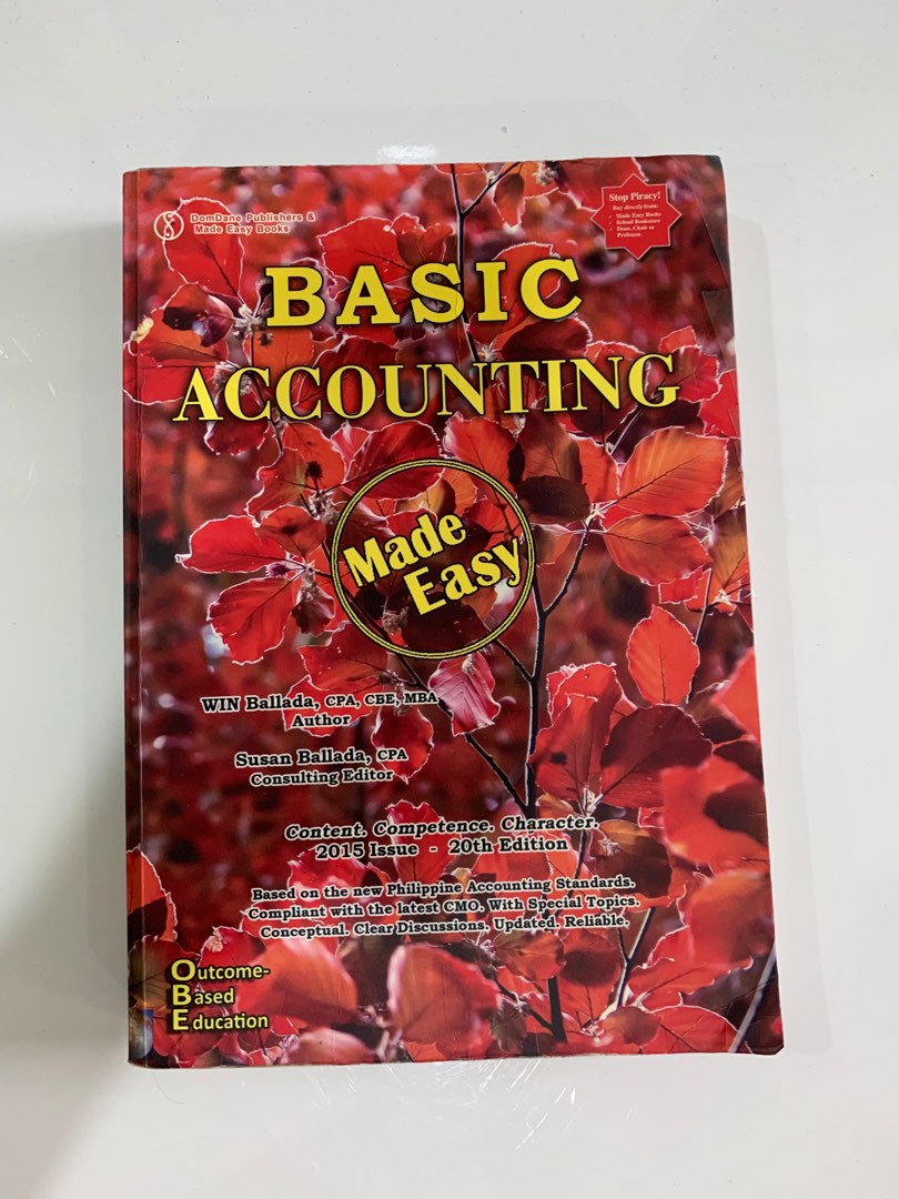 Basic Accounting by Win Ballada, Hobbies & Toys, Books & Magazines