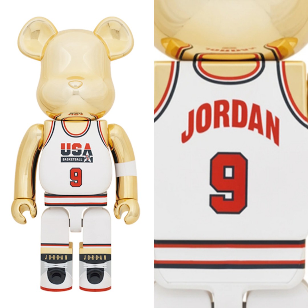 ハンドメイドBE@RBRICK Michael Jordan 1992 100％&400％ - フィギュア