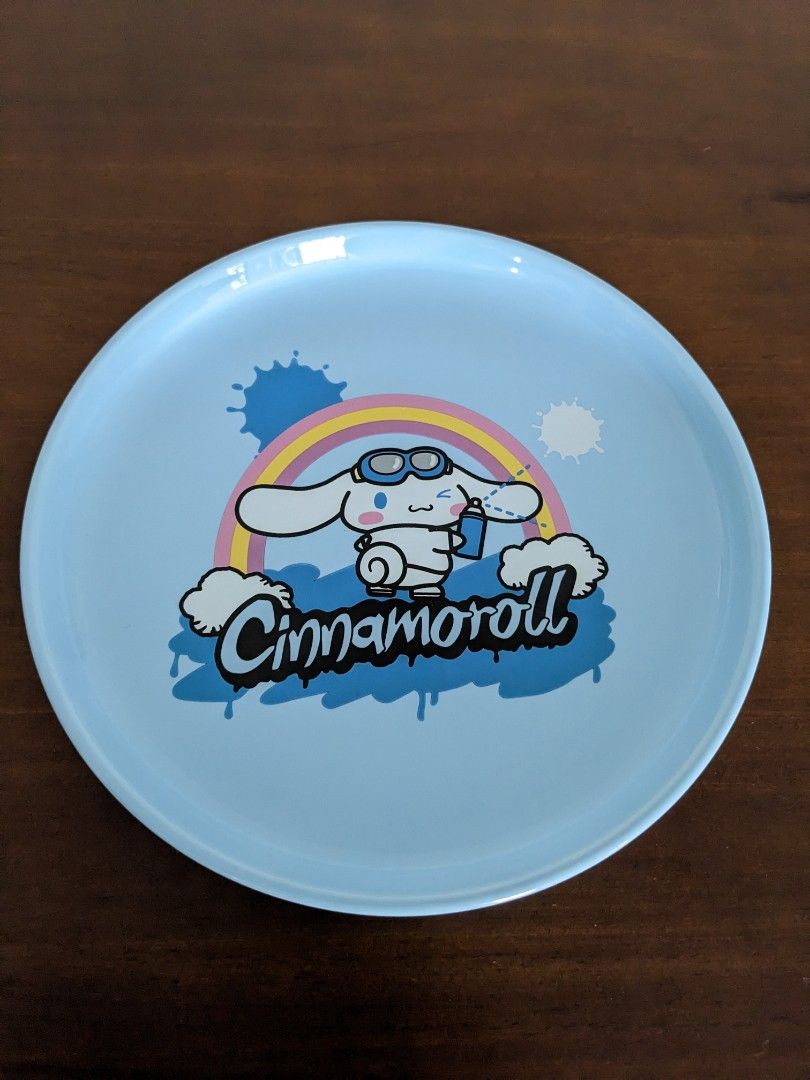BNIB Cinnamon Roll Sanrio Plate, Furniture & Home Living, Kitchenware