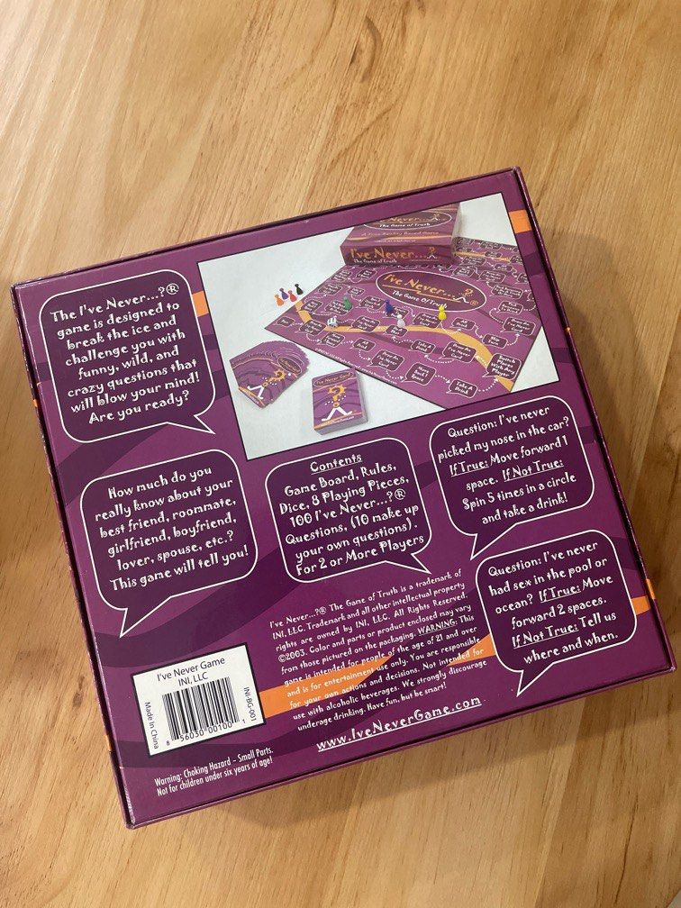 Board game Ive never game of truth, Hobbies & Toys, Toys & Games on